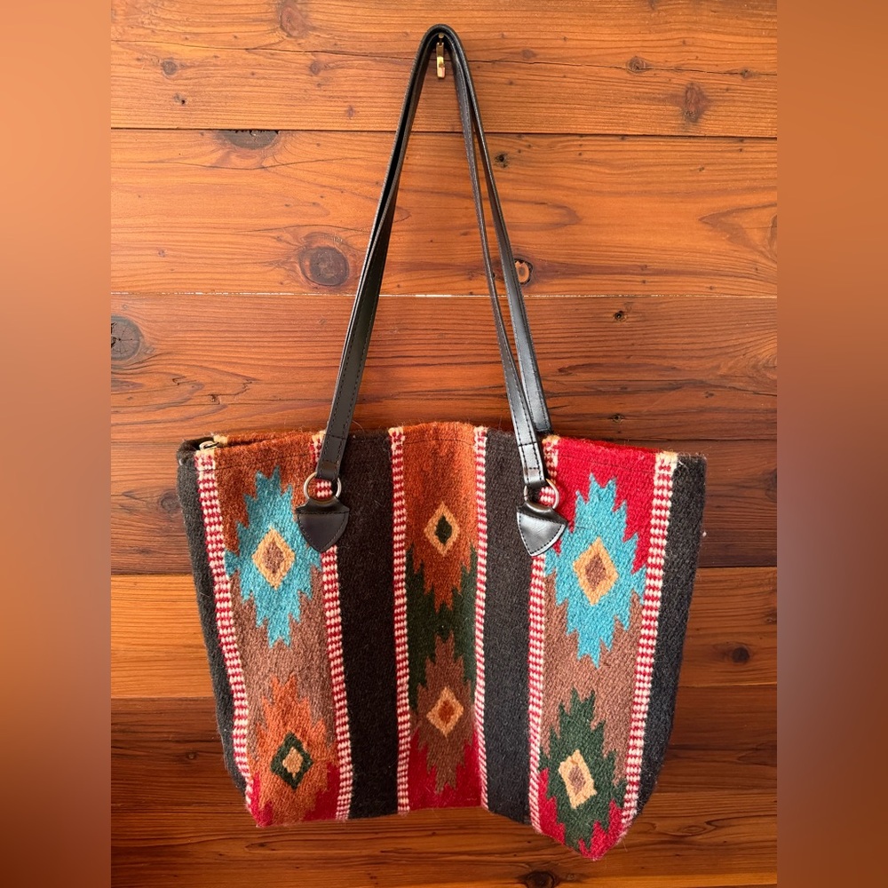 Colorful Patterned Tote Bag